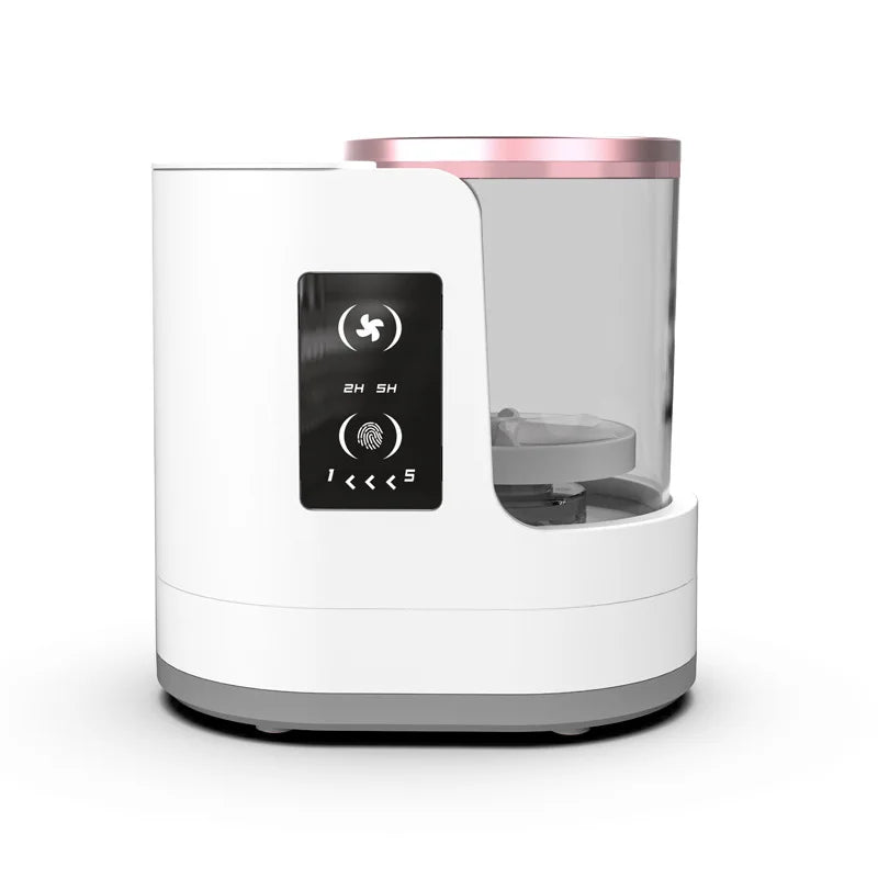 Automatic Rotating Makeup Brush Cleaner Machine Fast Drying Electric Rubber Collar Cosmetic Clean Tools